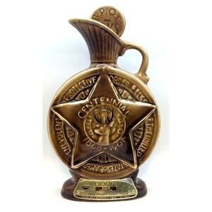 Jim Beam Decanter 1968 Centennial Protective Order of Elks Empty